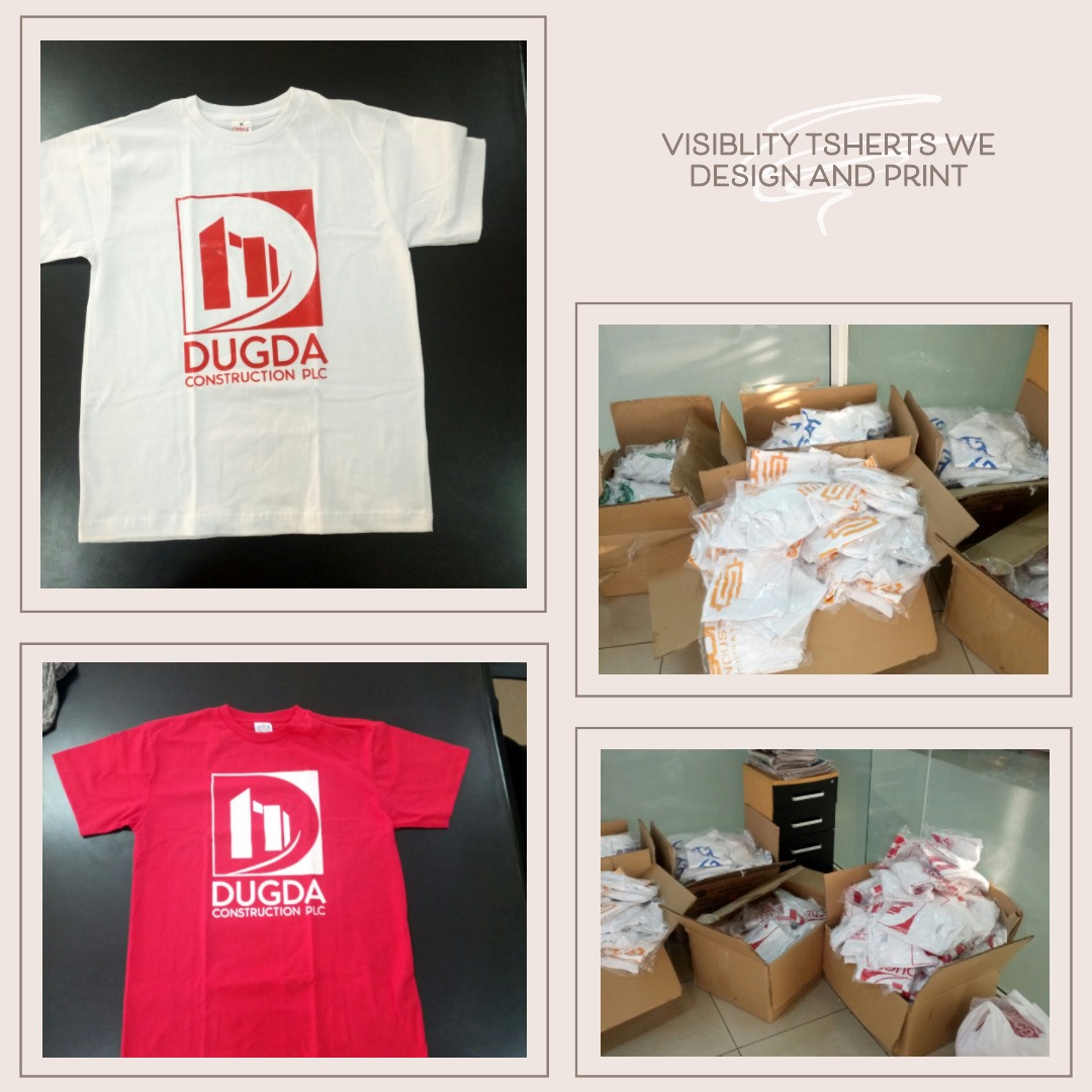 Dugda Construction PLC Branded T-shirts