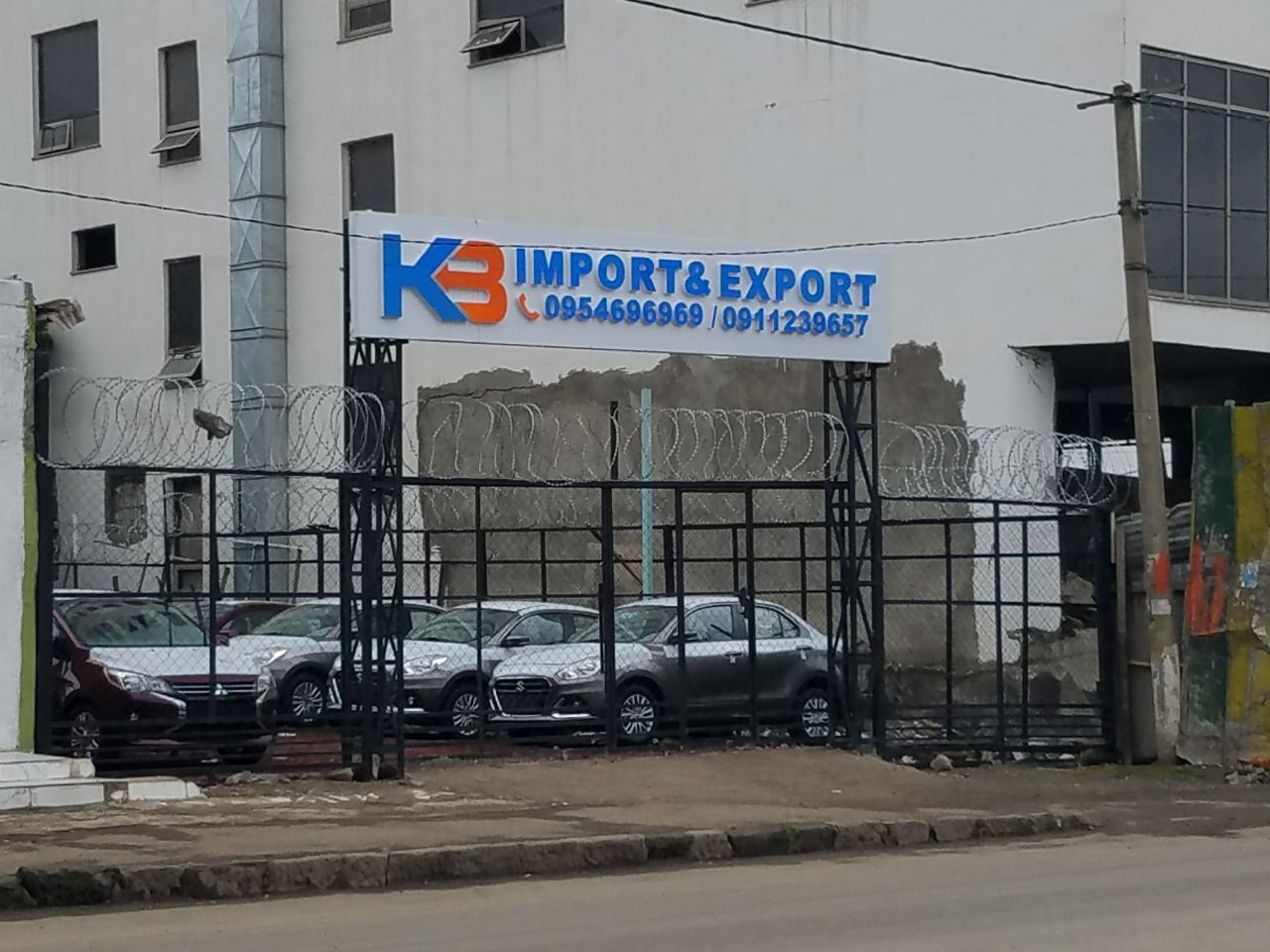 KB Import & Export Signage